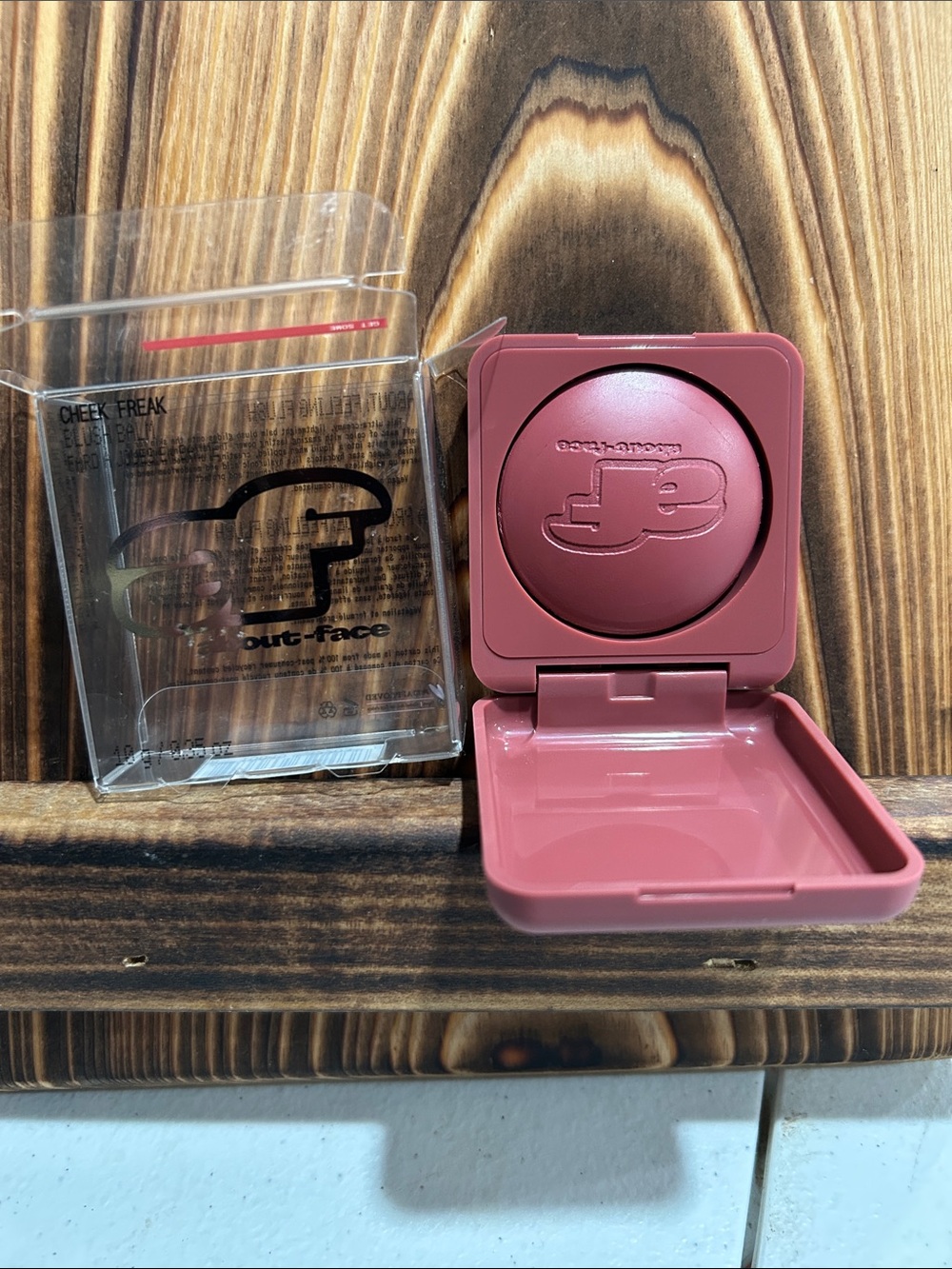 Outface Cheek Freak Cream Blush — Dusty Rose Pink